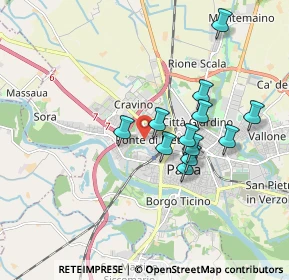 Mappa Via Maria Cozzi, 27100 Pavia PV, Italia (1.54167)