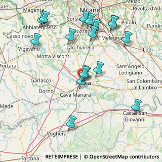 Mappa Via Maria Cozzi, 27100 Pavia PV, Italia (18.39412)