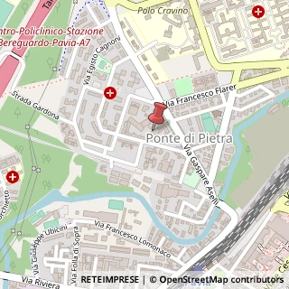 Mappa Via Gaspare Aselli, 56, 27100 Pavia, Pavia (Lombardia)