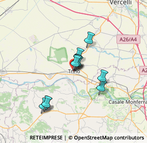 Mappa Largo Geisenheim, 13039 Trino VC, Italia (4.96)