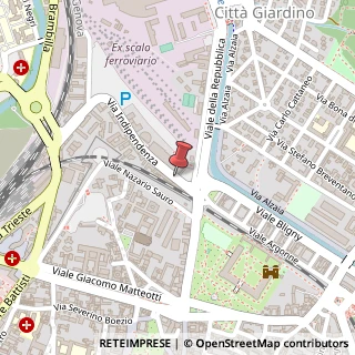 Mappa Via Indipendenza, 12, 27100 Pavia, Pavia (Lombardia)