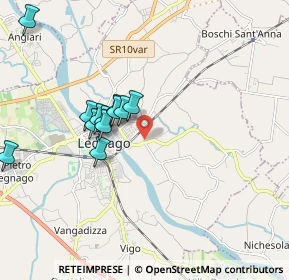 Mappa Via del Lavoro, 37045 Legnago VR, Italia (1.66167)