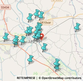 Mappa Via del Lavoro, 37045 Legnago VR, Italia (3.6585)