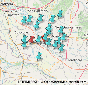 Mappa Via del Lavoro, 37045 Legnago VR, Italia (11.3475)