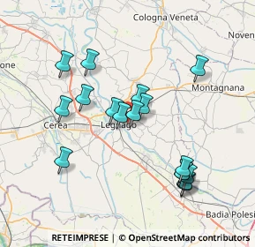 Mappa Via del Lavoro, 37045 Legnago VR, Italia (7.19941)