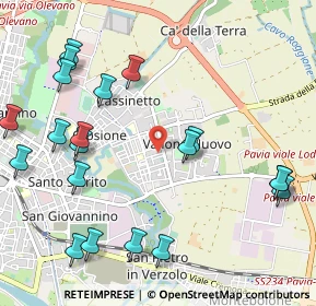 Mappa Via Bergamo, 27100 Pavia PV, Italia (1.301)