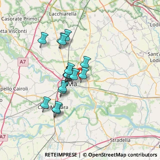 Mappa Via Bergamo, 27100 Pavia PV, Italia (5.65647)