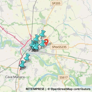 Mappa Via Bergamo, 27100 Pavia PV, Italia (3.205)