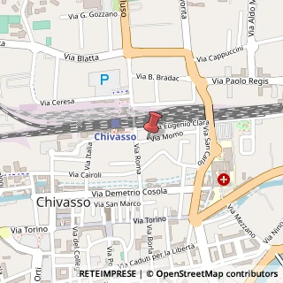 Mappa Via Gian Antonio Momo,  7, 10034 Chivasso, Torino (Piemonte)