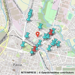 Mappa Via Stefano Breventano, 27100 Pavia PV, Italia (0.4475)