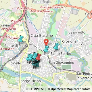 Mappa Via Stefano Breventano, 27100 Pavia PV, Italia (1.013)