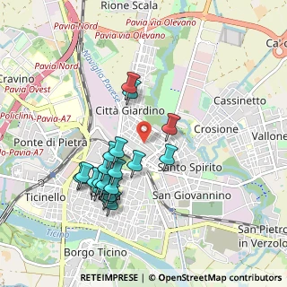 Mappa Via Stefano Breventano, 27100 Pavia PV, Italia (0.9045)