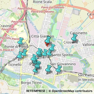 Mappa Via Stefano Breventano, 27100 Pavia PV, Italia (0.9465)