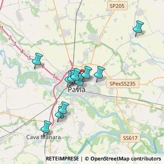 Mappa Via Stefano Breventano, 27100 Pavia PV, Italia (3.24273)