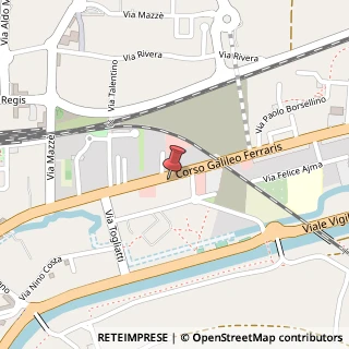 Mappa Corso G. Ferraris, 58/Bis, 10034 Chivasso, Torino (Piemonte)