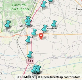 Mappa Via Pocasso, 35020 Tribano PD, Italia (10.8235)
