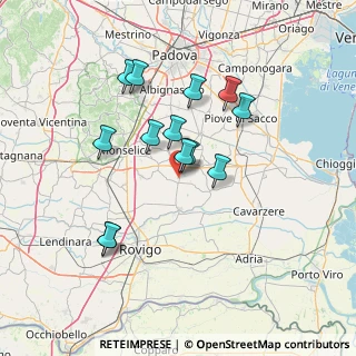 Mappa Via Giacomo Leopardi, 35023 Bagnoli di Sopra PD, Italia (12.44923)