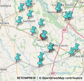 Mappa Via Giacomo Leopardi, 27026 Garlasco PV, Italia (9.109)