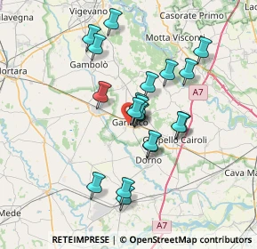 Mappa Via Giacomo Leopardi, 27026 Garlasco PV, Italia (5.9275)