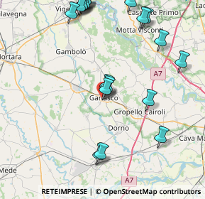 Mappa Via Giacomo Leopardi, 27026 Garlasco PV, Italia (10.3125)