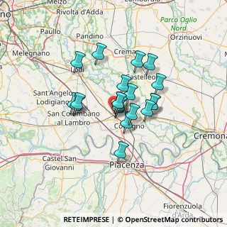 Mappa Via delle Industrie, 26841 Casalpusterlengo LO, Italia (9.3105)