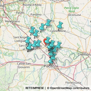 Mappa Via delle Industrie, 26841 Casalpusterlengo LO, Italia (10.1005)