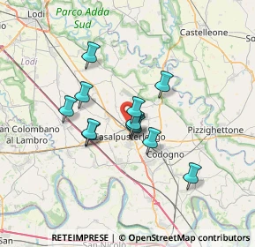 Mappa Via delle Industrie, 26841 Casalpusterlengo LO, Italia (5.05583)