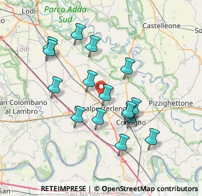 Mappa Via delle Industrie, 26841 Casalpusterlengo LO, Italia (6.65063)