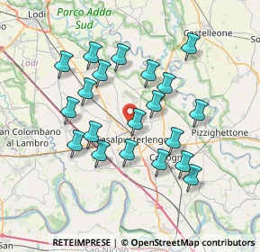 Mappa Via delle Industrie, 26841 Casalpusterlengo LO, Italia (6.6975)