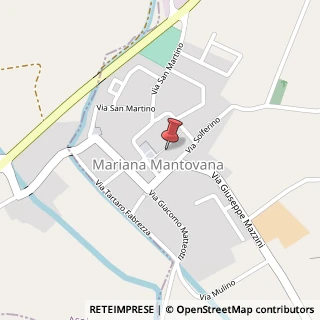 Mappa Piazza Castello, 10, 46010 Mariana Mantovana, Mantova (Lombardia)