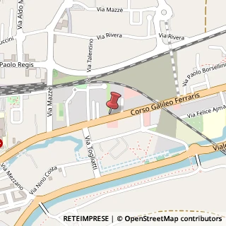 Mappa Corso Galileo Ferraris, 93, 10034 Chivasso, Torino (Piemonte)