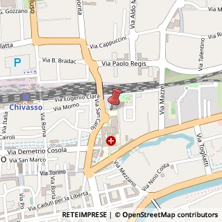 Mappa Via Regis Paolo, 64D, 10034 Chivasso, Torino (Piemonte)