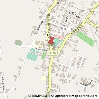 Mappa Via Chiesa di Ponso, 5, 35040 Ponso, Padova (Veneto)