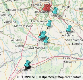 Mappa Via Cicco Simonetta, 27100 Pavia PV, Italia (17.57118)