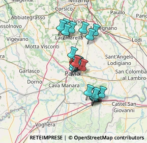 Mappa Via Cicco Simonetta, 27100 Pavia PV, Italia (10.5355)