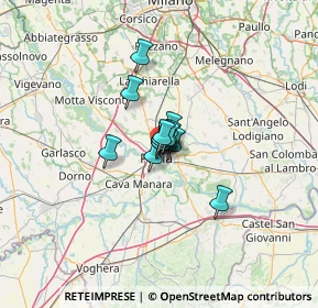 Mappa Via Simonetta Cicco, 27100 Pavia PV, Italia (5.24308)