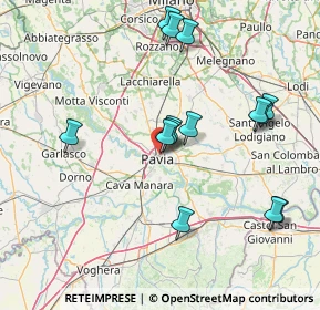 Mappa Via Simonetta Cicco, 27100 Pavia PV, Italia (15.43143)