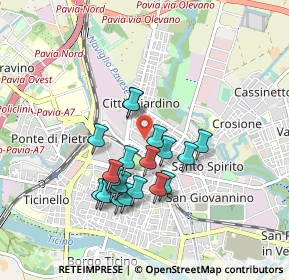 Mappa Via Simonetta Cicco, 27100 Pavia PV, Italia (0.766)