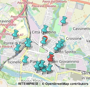 Mappa Via Cicco Simonetta, 27100 Pavia PV, Italia (0.997)