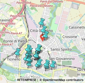 Mappa Via Cicco Simonetta, 27100 Pavia PV, Italia (0.9925)