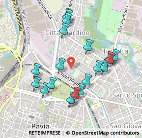 Mappa Via Cicco Simonetta, 27100 Pavia PV, Italia (0.4725)