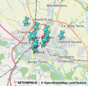 Mappa Via Simonetta Cicco, 27100 Pavia PV, Italia (1.03583)