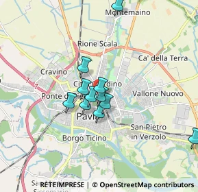 Mappa Via Cicco Simonetta, 27100 Pavia PV, Italia (1.33)