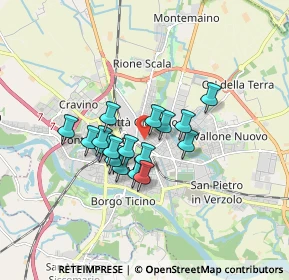 Mappa Via Simonetta Cicco, 27100 Pavia PV, Italia (1.22235)