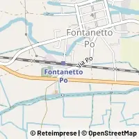 地図 Fontanetto Po