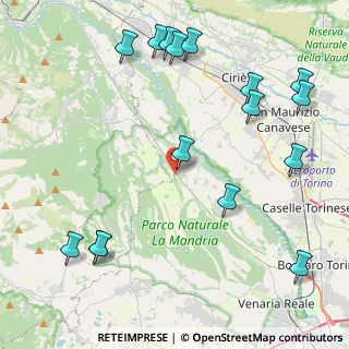 Mappa Rotta Gerbola, 10070 Robassomero TO, Italia (5.455)
