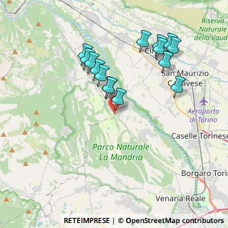 Mappa Rotta Gerbola, 10070 Robassomero TO, Italia (3.77067)