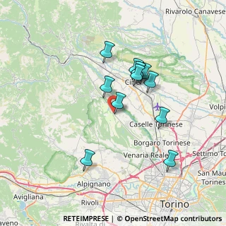 Mappa Rotta Gerbola, 10070 Robassomero TO, Italia (6.19)