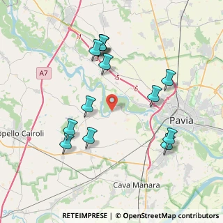 Mappa Frazione Canarazzo, 27100 Pavia PV, Italia (4.06077)