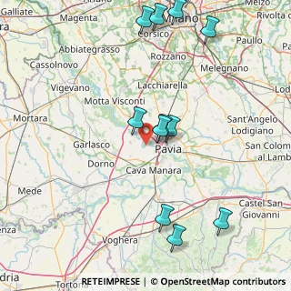 Mappa Frazione Canarazzo, 27100 Pavia PV, Italia (18.09)